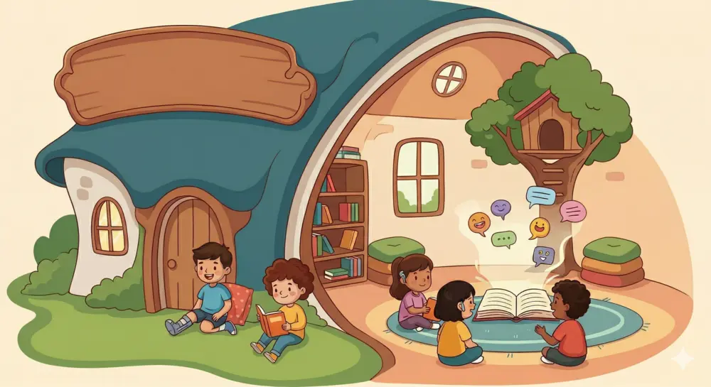 Safe Home Illustration